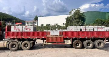 泰州 芝麻灰花岗岩地铺石出货日常