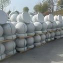 泰州 白麻花岗岩石材圆球，石球，挡车球，隔离球，景观石球，风水球等