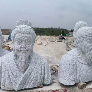 泰州 白麻花岗岩石材人物立体雕刻