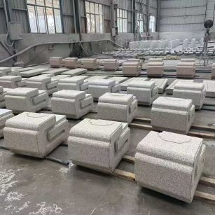 泰州 白麻花岗岩异形加工-石凳，坐凳