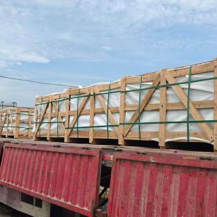 泰州 芝麻白花岗岩地铺石出口专车-泰国游