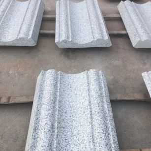 泰州 白麻花岗岩光面别墅线条