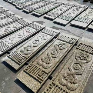 泰州 黄金麻花岗岩外墙雕刻板