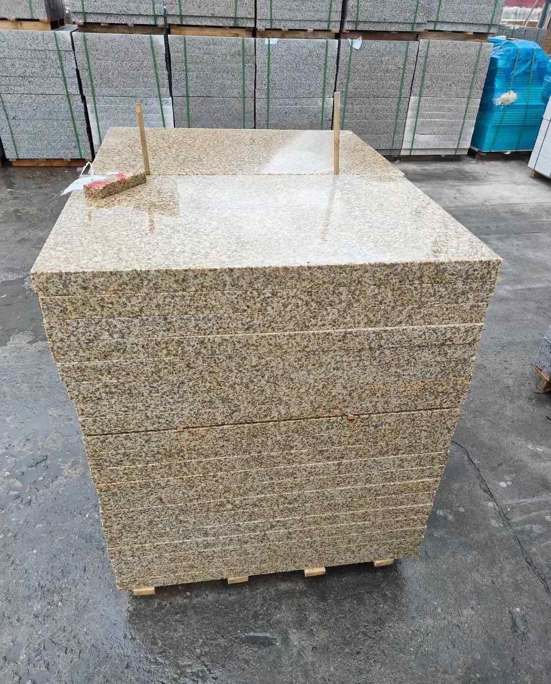 泰州 湖北黄金麻花岗岩石材荔枝面外墙石材