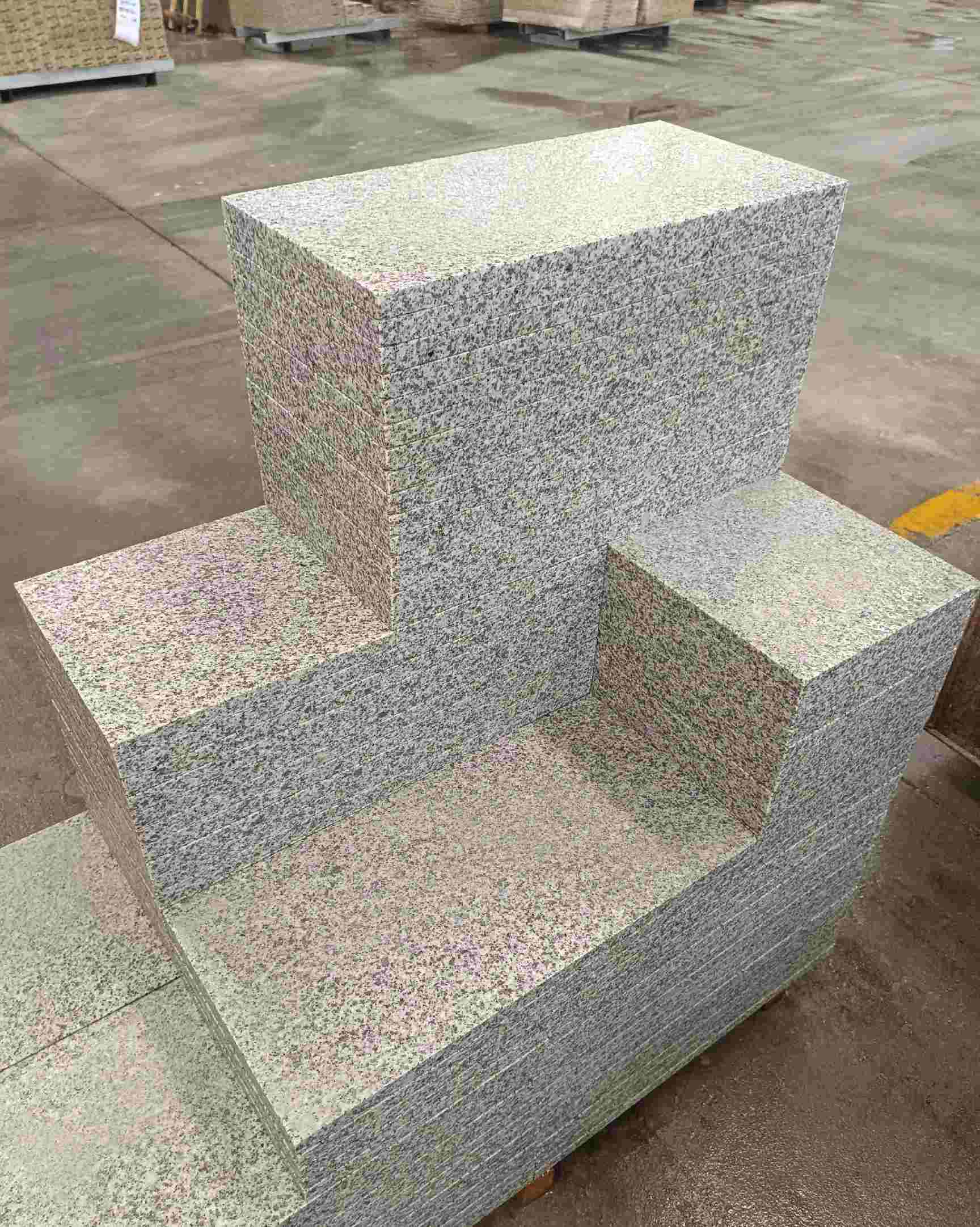 泰州 白麻花岗岩荔枝面地铺石