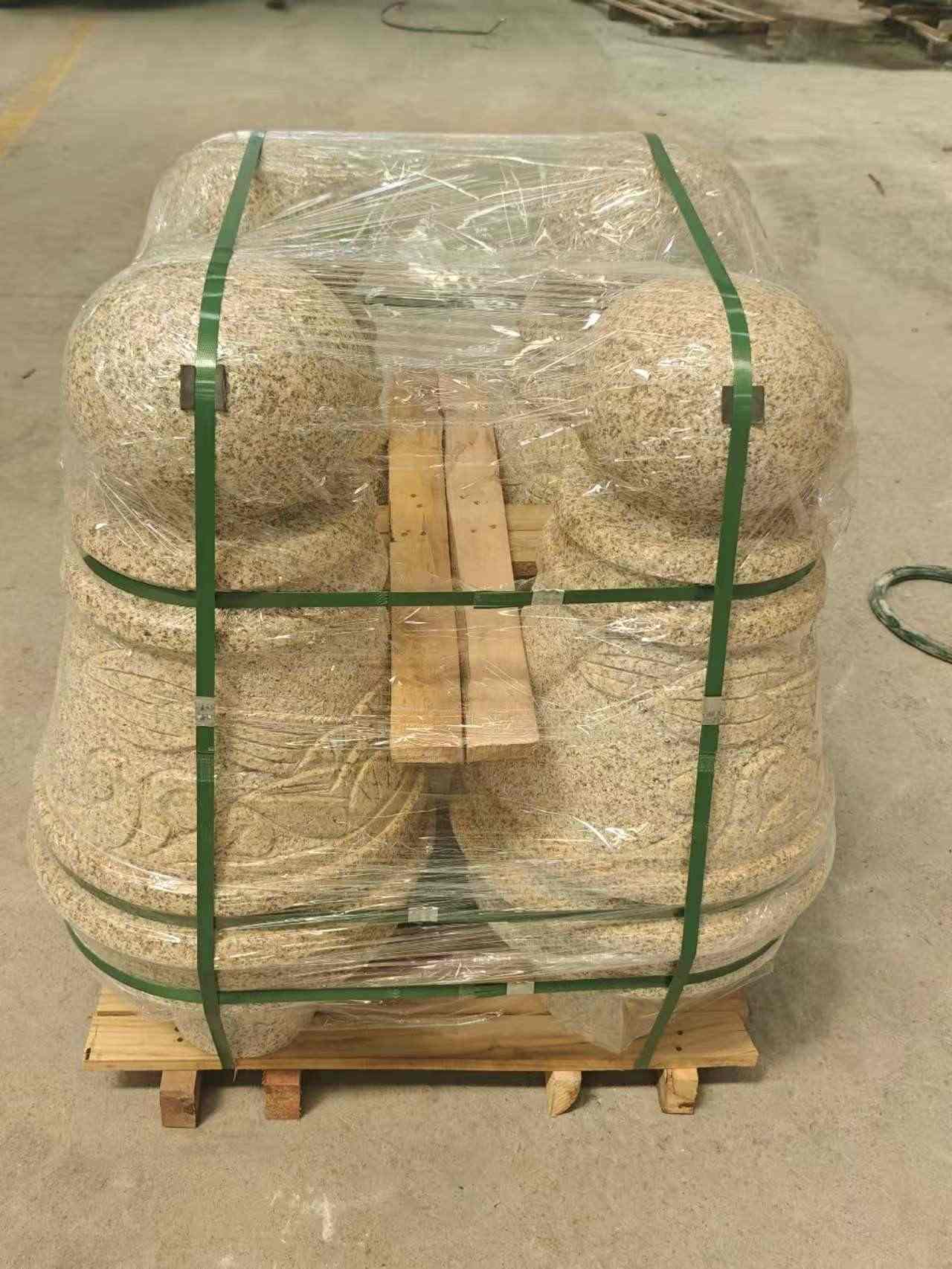 泰州 黄金麻异形定制雕花——棒棒糖挡车柱