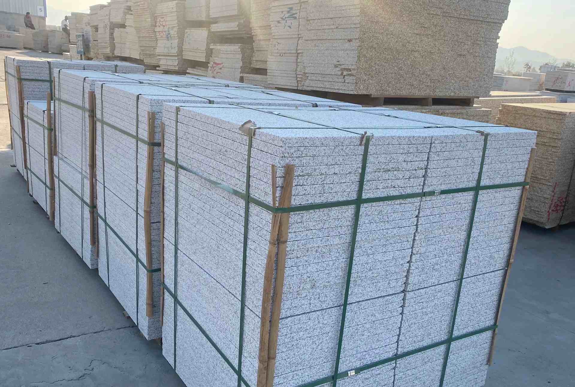 泰州 白麻花岗岩荔枝面地铺石