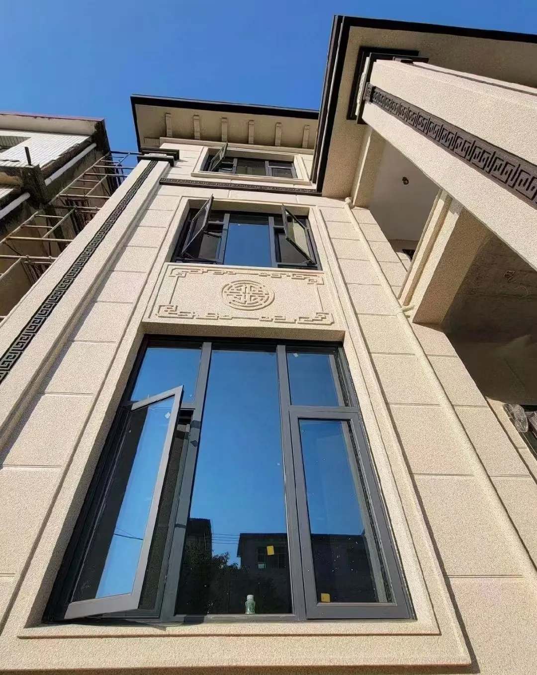 泰州 黄金麻荔枝面别墅外墙干挂效果展示