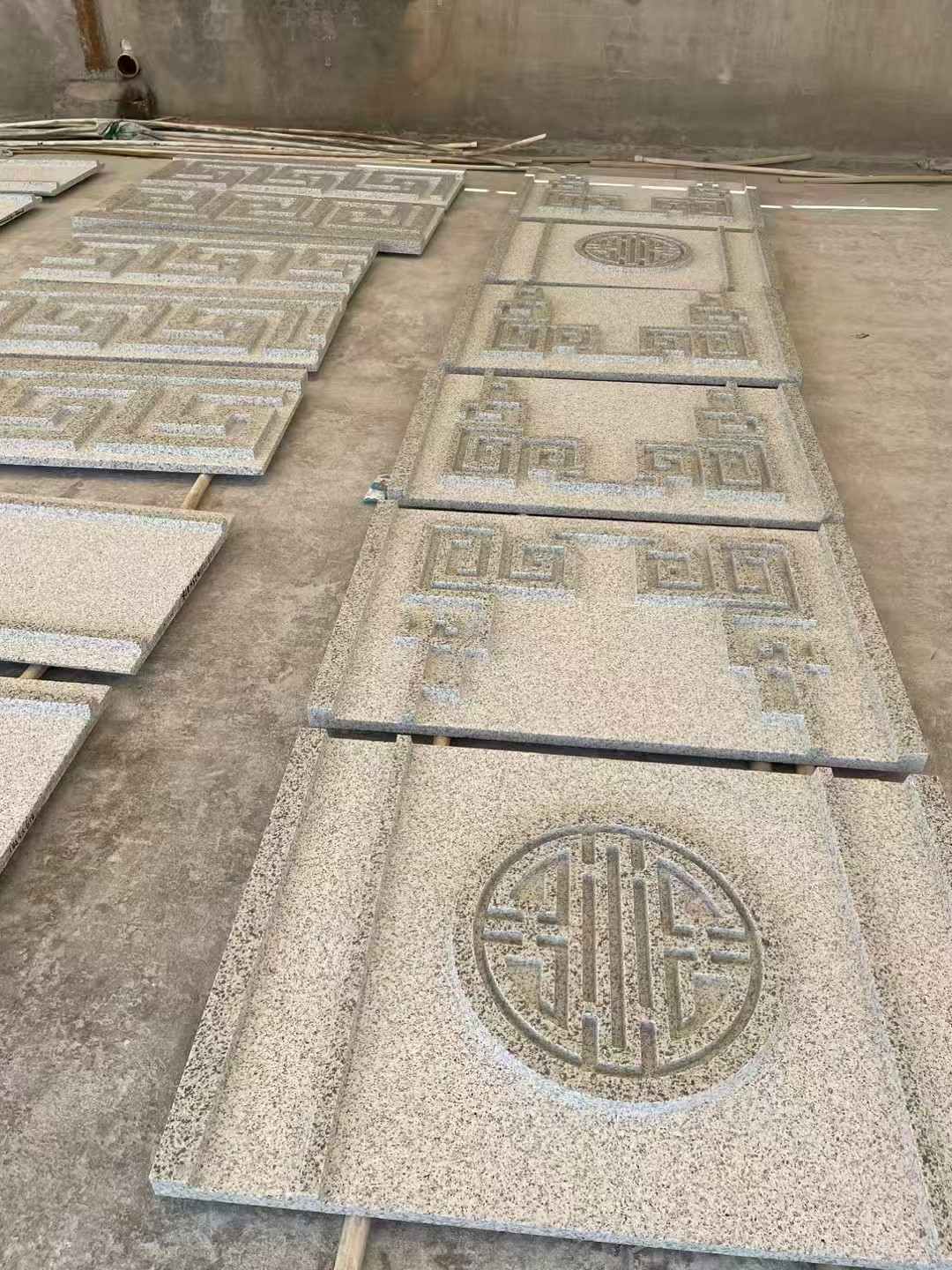 泰州 白麻花岗岩外墙立面雕刻板