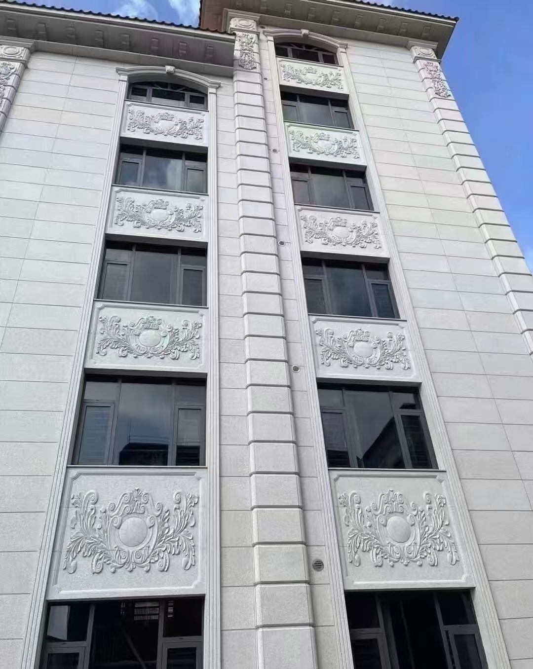 泰州 白麻荔枝面花岗岩别墅外墙干挂