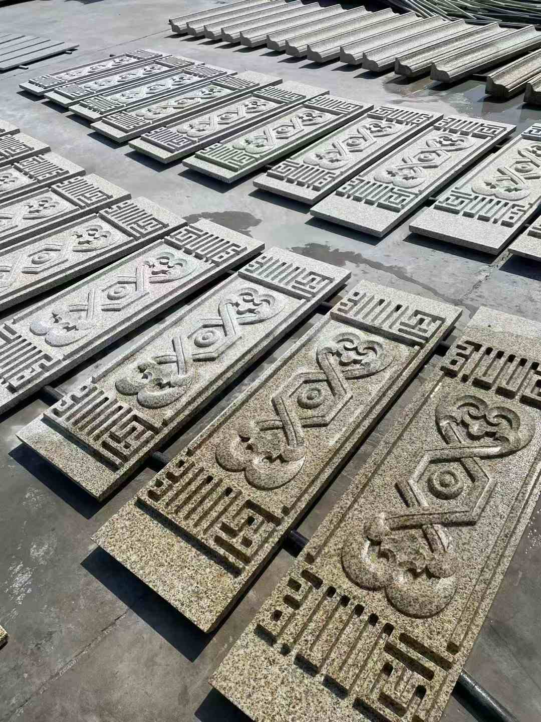 泰州 黄金麻花岗岩外墙雕刻板